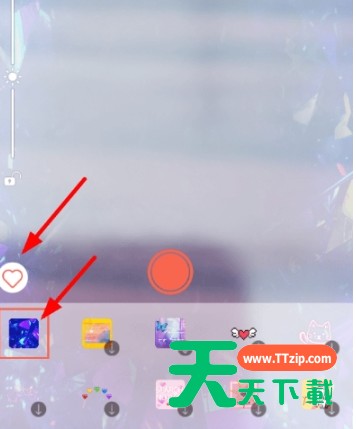 在无他相机APP中将贴纸收藏的操作流程 在无他相机APP中将贴纸收藏的操作流程