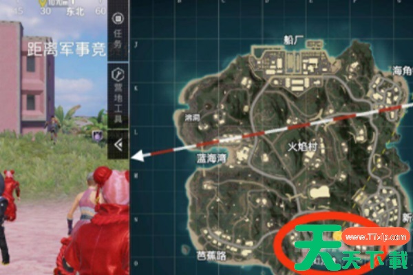 和平精英悠波球具体在哪个位置? 和平精英悠波球具体在哪个位置?