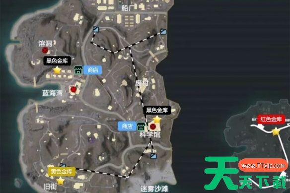 和平精英地铁逃生迷雾荒岛 和平精英地铁逃生迷雾荒岛金库位置一览 和平精英地铁逃生迷雾荒岛 和平精英地铁逃生迷雾荒岛金库位置一览