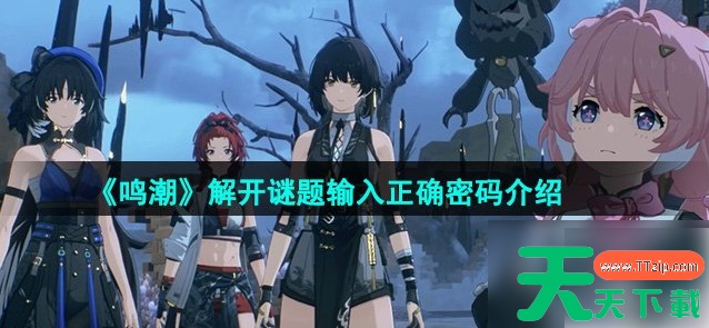 鸣潮解开谜题输入正确密码 鸣潮解开谜题输入正确密码介绍 鸣潮解开谜题输入正确密码 鸣潮解开谜题输入正确密码介绍